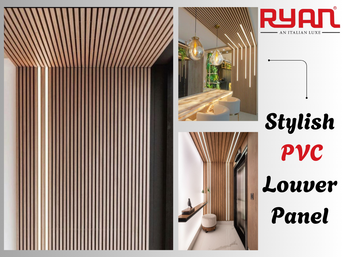 Stylish PVC Louver Panels With Different Designs for Modern Houses