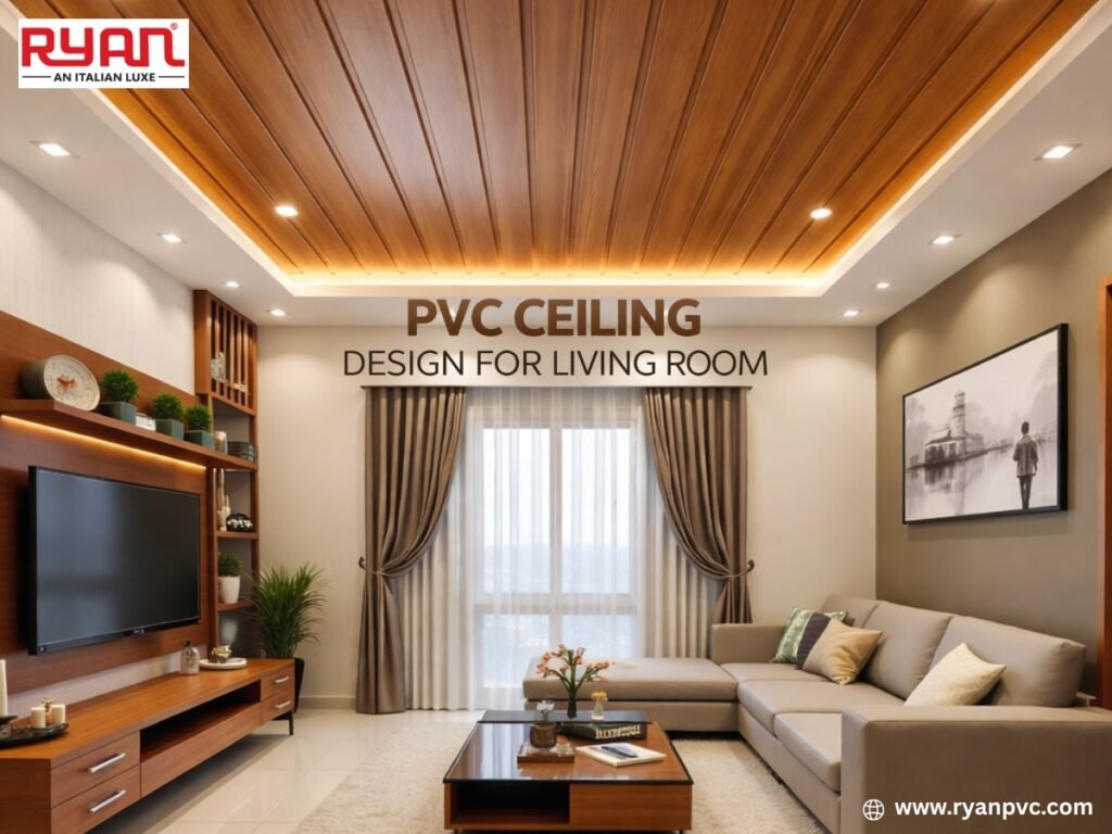 PVC Ceiling Design for Living Room