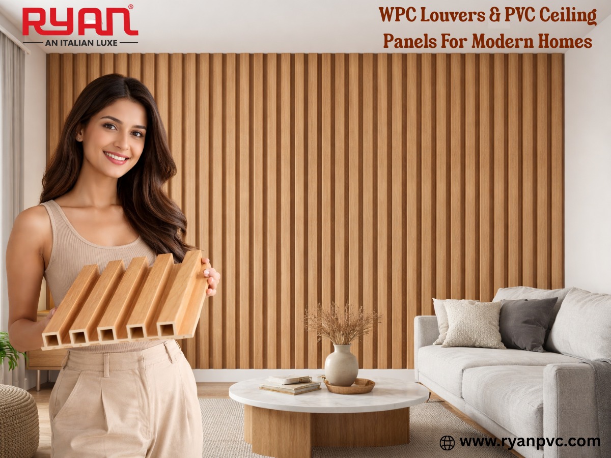 WPC Louvers and PVC Panels