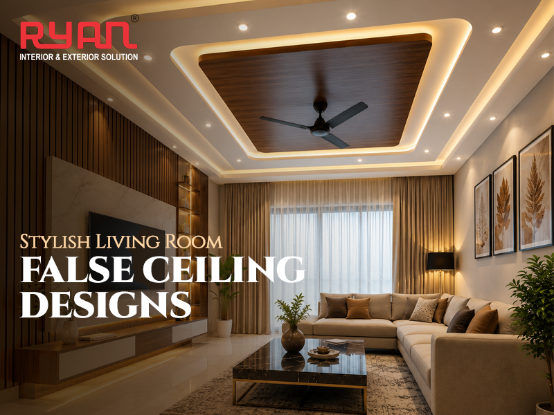 Stylish Living Room False Ceiling Designs
