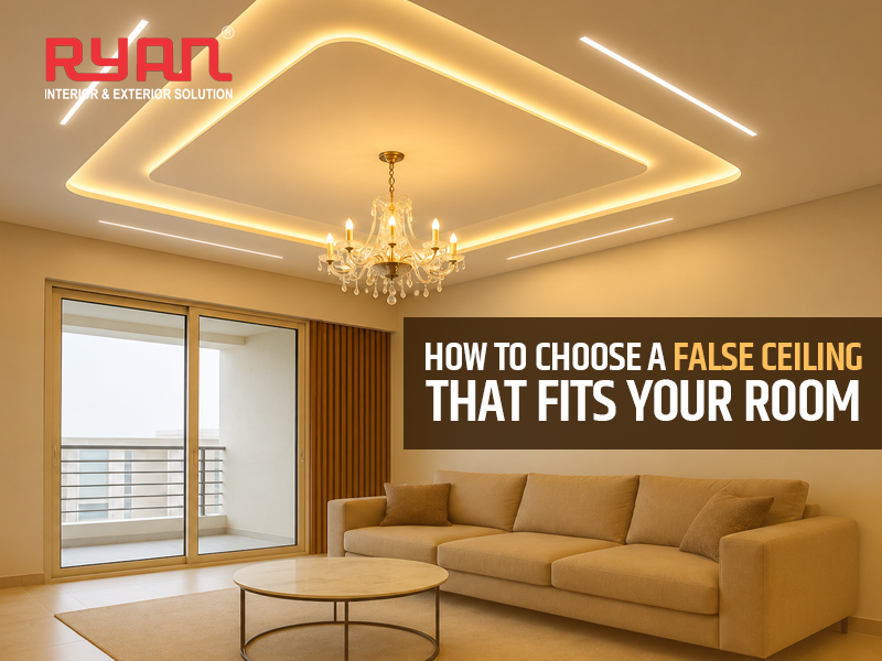 How to choose a false ceiling that fits your room