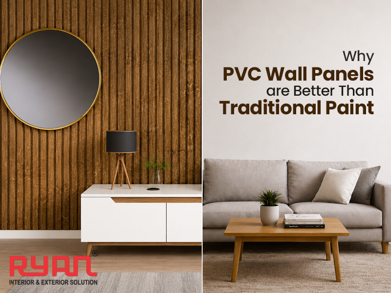Why PVC Wall Panels are Better Than Traditional Paint