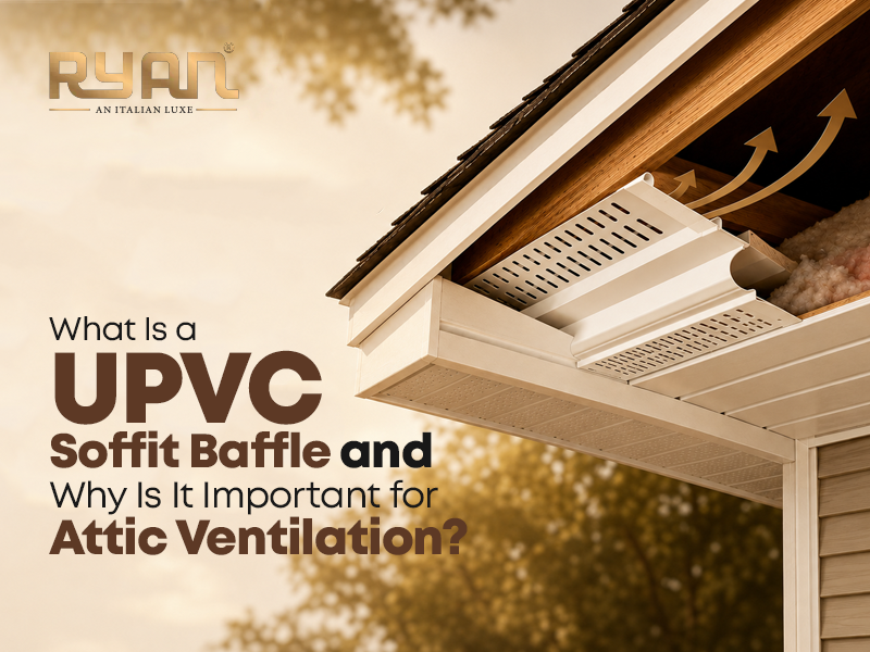 uPVC Soffit Baffle