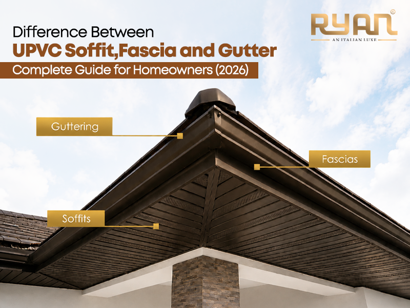 Difference Between uPVC Soffit, Fascia and Gutter