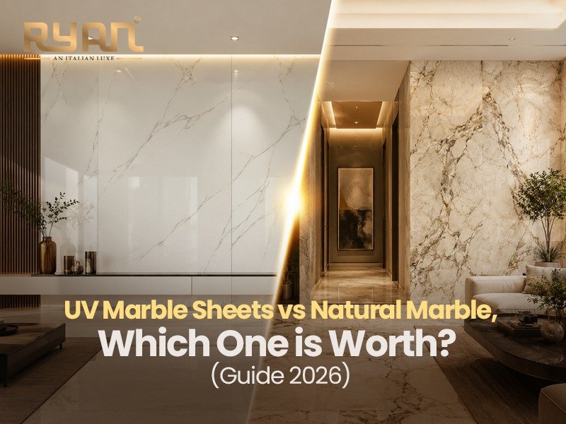 UV Marble Sheets vs Natural Marble, Which One is Worth?